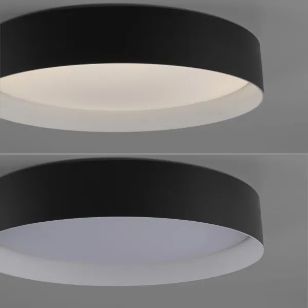 Schöner Wohnen 14594-18 - Plafoniera LED dimmerabile TAVOLI LED/20W/230V nero + telecomando