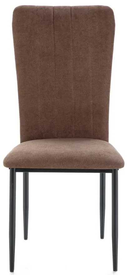 Set di sedie da pranzo marroni 4 pz Holly - Marckeric