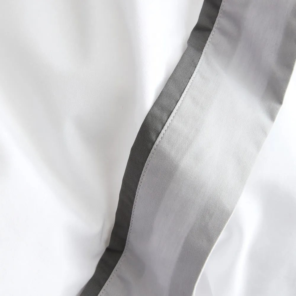 Biancheria da letto bianca in cotone per letto matrimoniale 200x200 cm Mayfair – Bianca