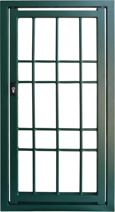 Inferriata pieghevole 80 x 150 cm grigio
