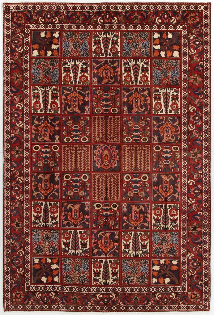 Bakhtiar Tappeto 310x200 (Iran) Annodato A Mano