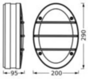 Ledvance - Applique da esterno ORBICK 2xE27/18W/230V IP65