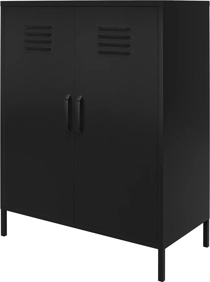 Mobile in metallo nero 40x102x80 cm Mission District - Støraa