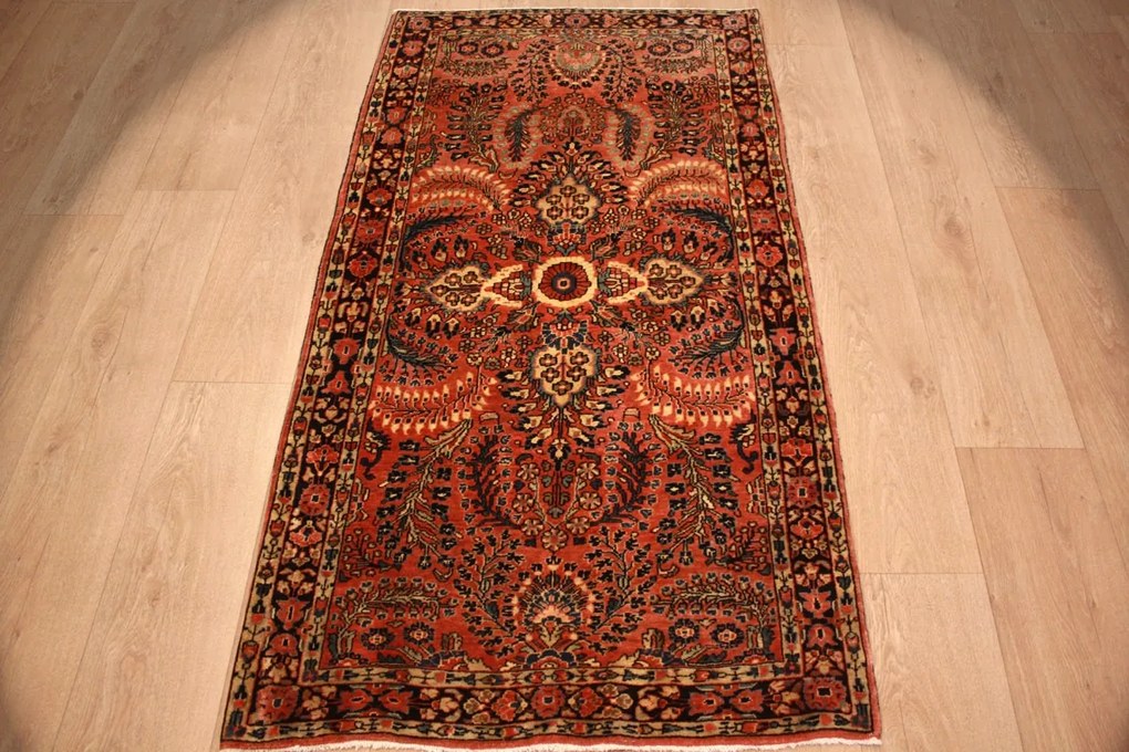 Sarouk Tappeto 160 x 80 (Iran) Annodato A Mano