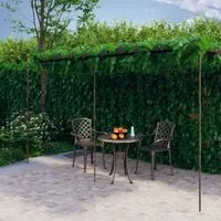 Pergolato da Giardino Marrone Anticato 6x3x2,5 m in Ferro 313999