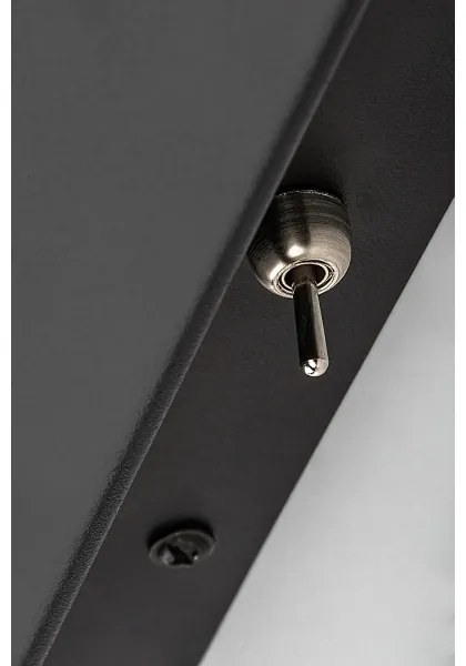 Rabalux 71089 - Applique con mensola TACITO 1xGU10/25W/230V nero