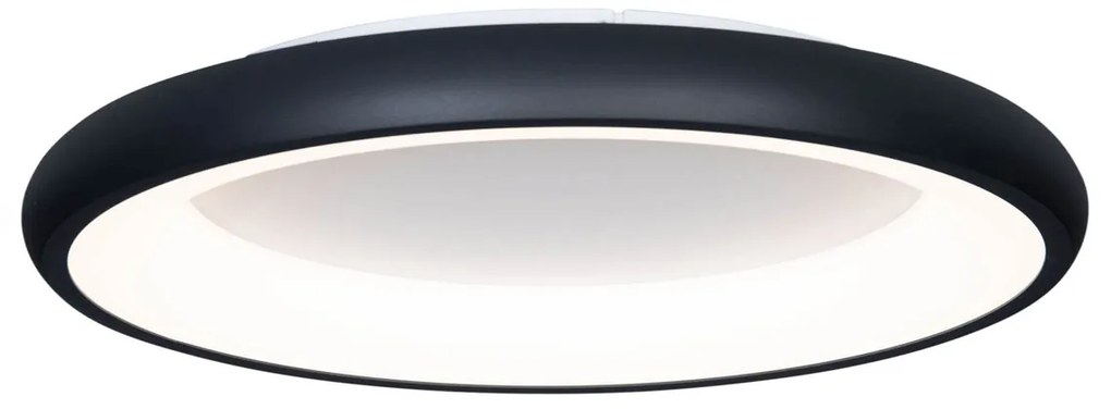 Plafoniera Moderna Nera 60cm con LED Dimmerabile - Cardona