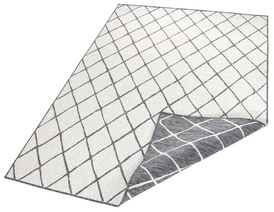 Tappeto da esterno grigio e crema , 200 x 290 cm Malaga - NORTHRUGS