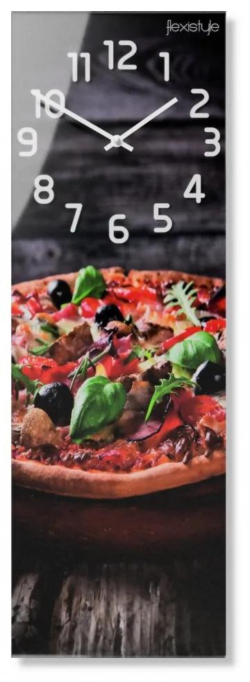 Orologio da cucina di design con motivo pizza