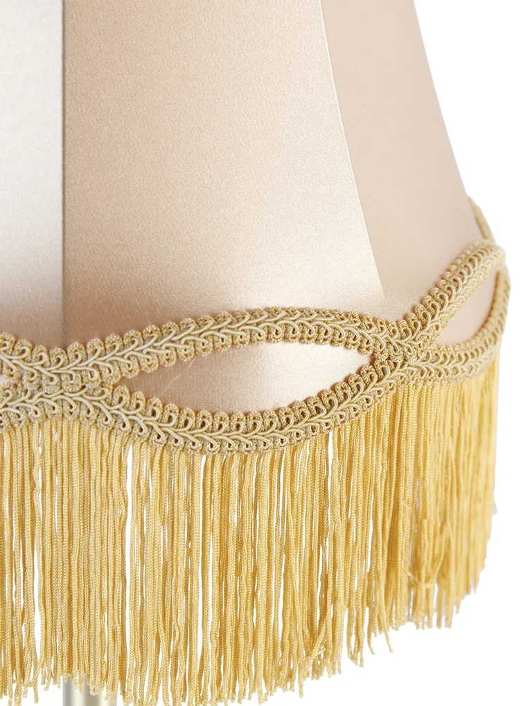 Lampada da tavolo classica in ottone con paralume Granny oro 30 cm - Simplo