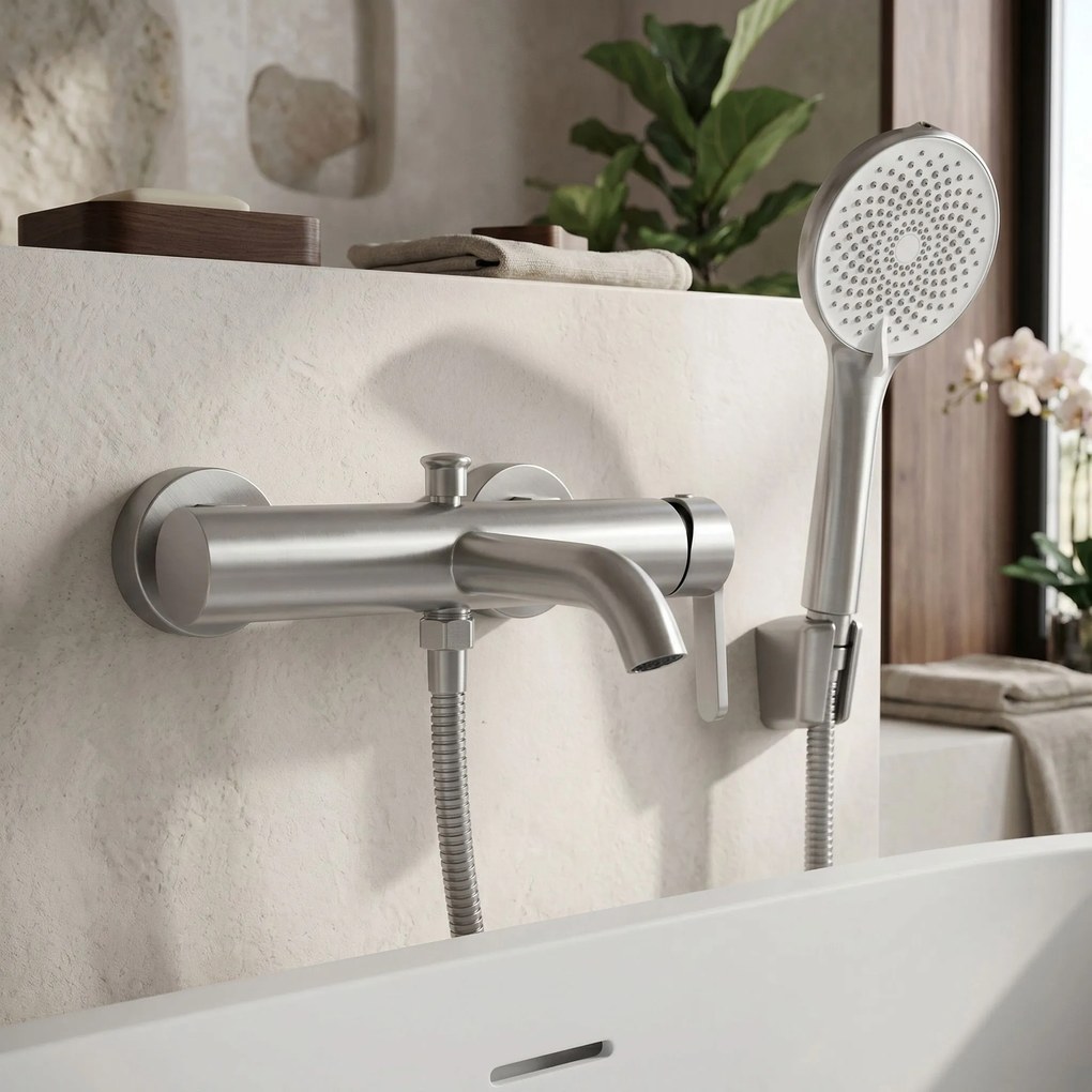 Rubinetto da vasca REA Ontario Side Brush Nickel