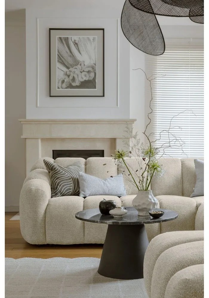 Divano angolare beige (con penisola a sinistra/a U) Shell – Miuform