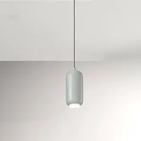 Lampadario In Metallo Contemporaneo Bullet Salvia Led