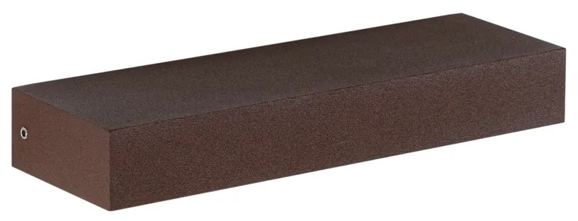 Applique moderna marrone ruggine 22 cm con LED IP65 - Hannah