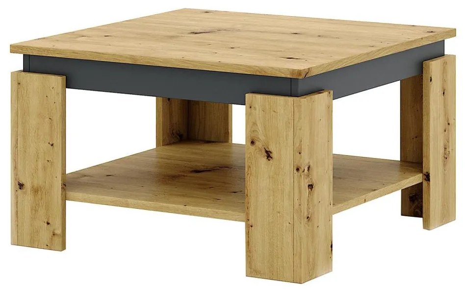 Tavolino da salotto OLAF rovere artisan/antracite