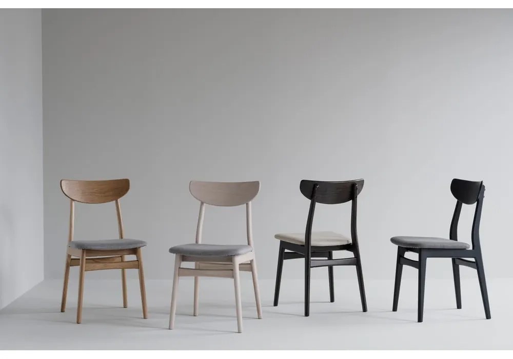 Sedie da pranzo nere in un set di 2 Rodham - Rowico