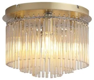 Searchlight 55620-320CP - Plafoniera SWIZZLE 5x E14/60W/230V, Ø 32 cm, dorata