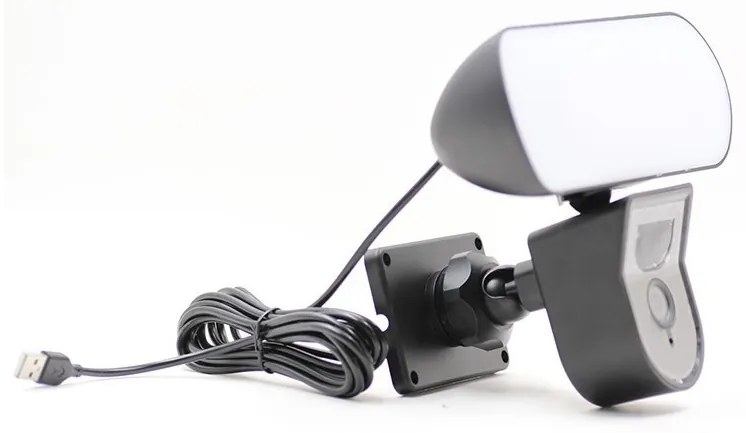 Immax NEO 07785L-LED Telecamera smart per esterni con luce 5,5W/5V IP65 Wi-Fi Tuya