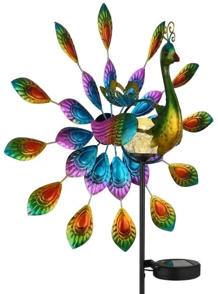Globo 36017 - Decorazione solare LED/0,06W/3V IP44 pavone