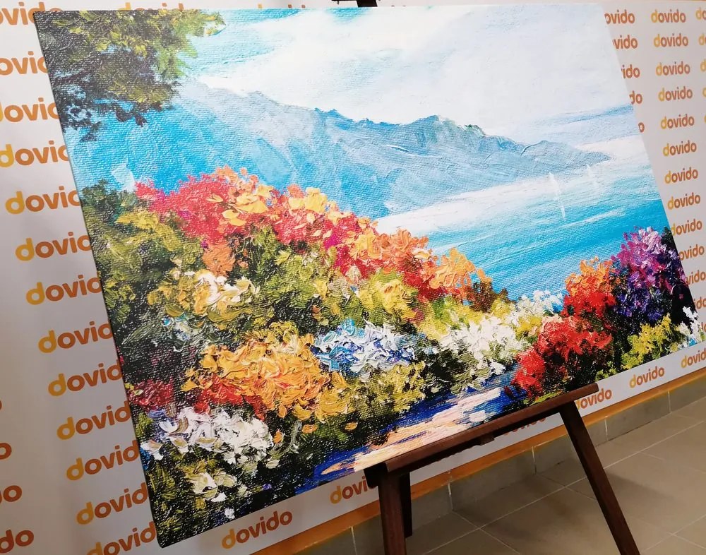 Quadro su tela – Vista sul mare