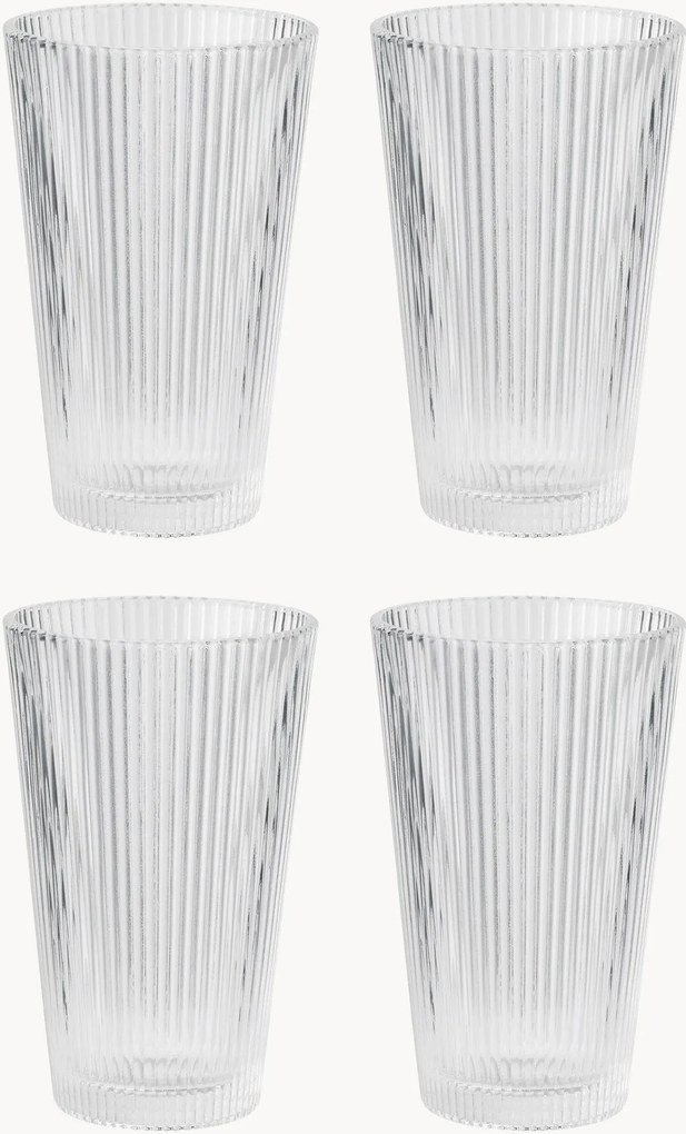Set di 4 bicchieri Pilastro