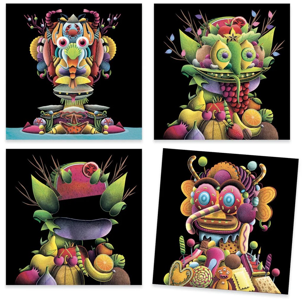 Gioco creativo - Giuseppe Arcimboldo - Verdure di primavera