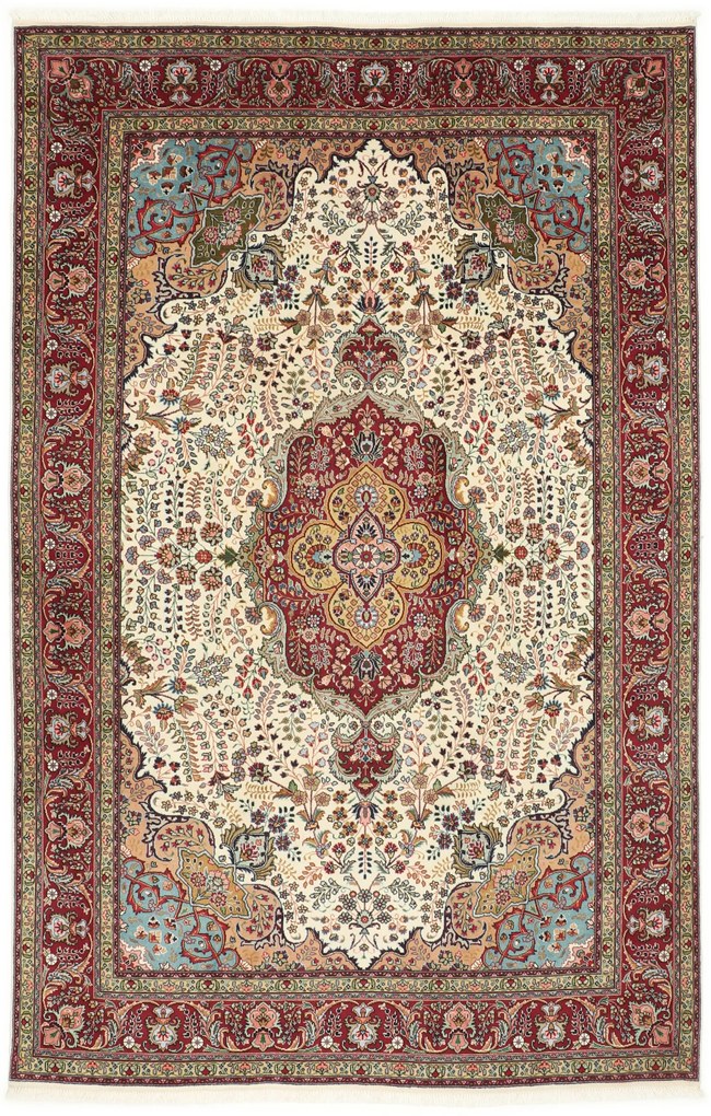 Tabriz Tappeto persiano 300x190 (Iran) Annodato A Mano