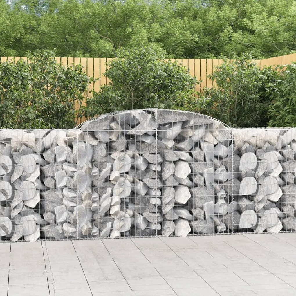 Cesti Gabbioni Ad Arco 11 Pz 300x50x100/120 Cm Ferro Zincato /