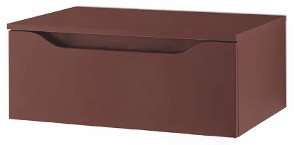 Mobile bagno sospeso MIXI M con doppio modulo e top con lavabo