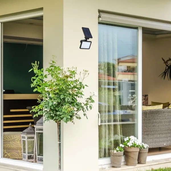 Rabalux 77011 - Riflettore LED solare con sensore KELNA LED/9,6W/3,7V IP44