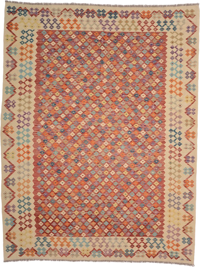Kilim Tappeto 260 x 330 (Pakistan) Annodato A Mano