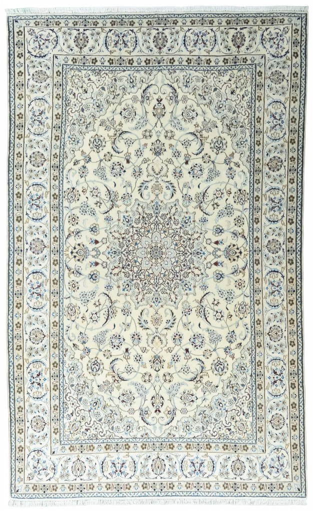 Nain Tappeto persiano 200x330 Beige (Iran) Annodato A Mano