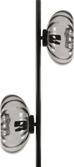 Osram - Lampada a piantana DECOR SMOKE 2xE14/12W/230V nero/grigio fumé