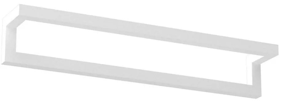 Porta asciugamani da parete 7x40 cm bianco