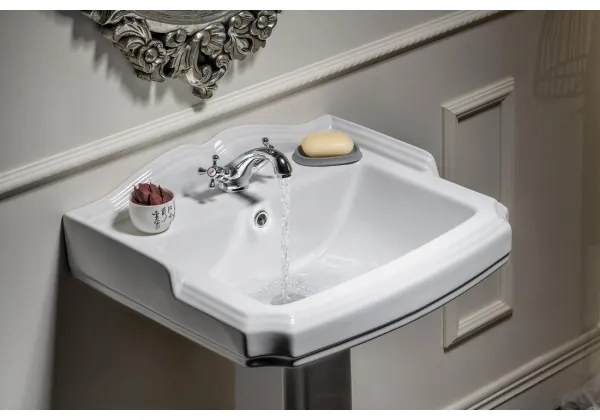 Aqualine - Rubinetto del lavandino VICTORIA cromo lucido