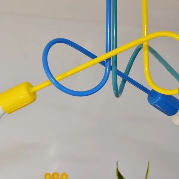 Lampadario LED da soffitto per bambini OXFORD 3xE27/15W/230V