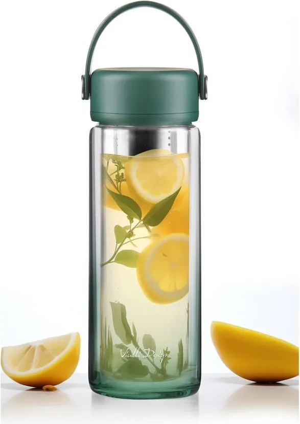 Bottiglia verde in vetro 350 ml Fuori – Vialli Design