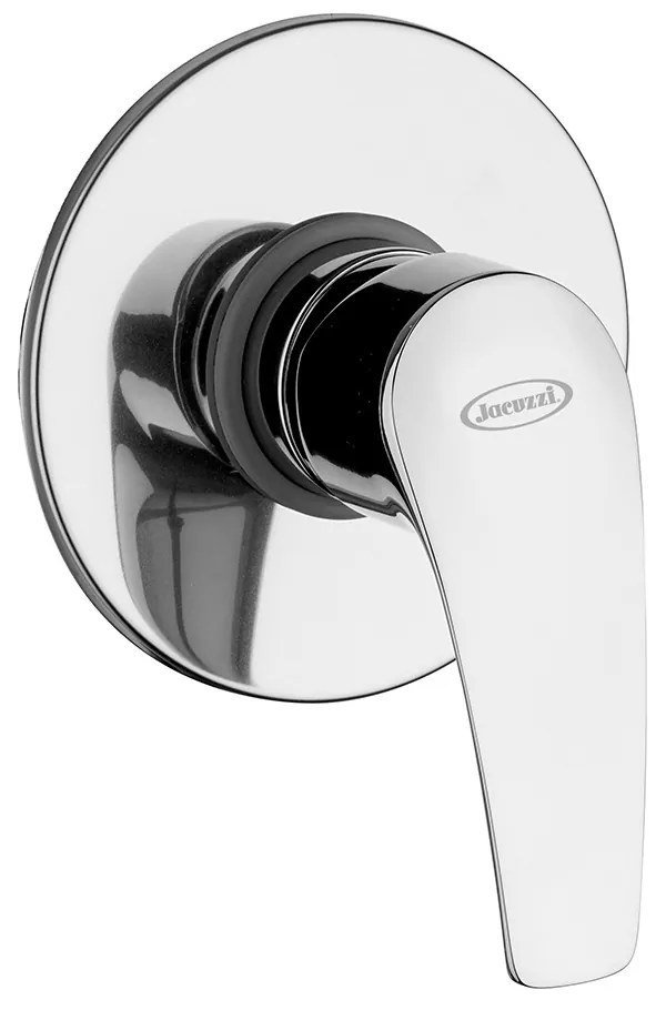 Miscelatore doccia incasso Lucente Jacuzzi rubinetteria ottone cromato