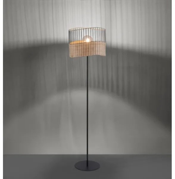 Leuchten Direkt 11151-79 - Lampada da terra REED 1xE27/60W/230V