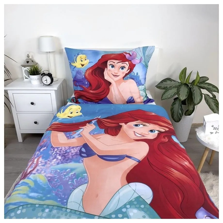 Biancheria da letto per bambini in cotone per letto singolo 140x200 cm Ariel - Jerry Fabrics