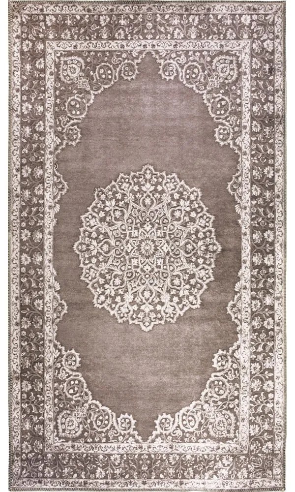 Tappeto lavabile beige 80x50 cm - Vitaus