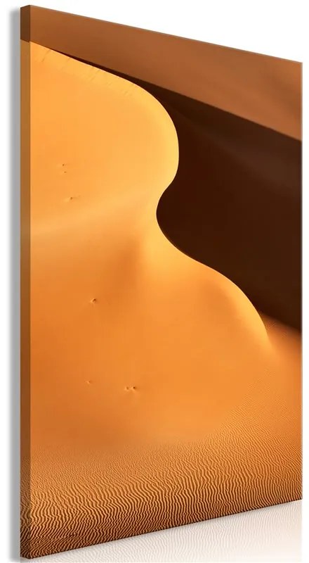 Quadro Sand Wave (1 Part) Vertical  Colore Arancione, Dimensioni e Misure 40x60