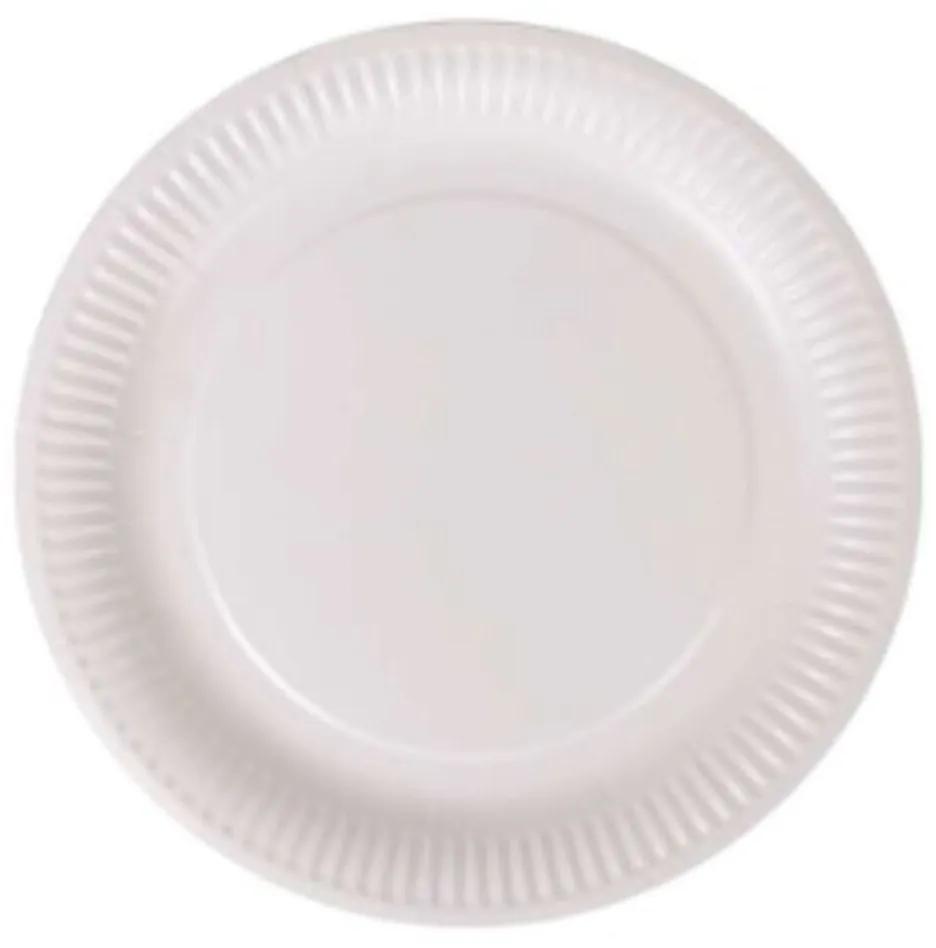 Set di piatti Algon Bianco Cartone Monouso 23 cm 100 Unità