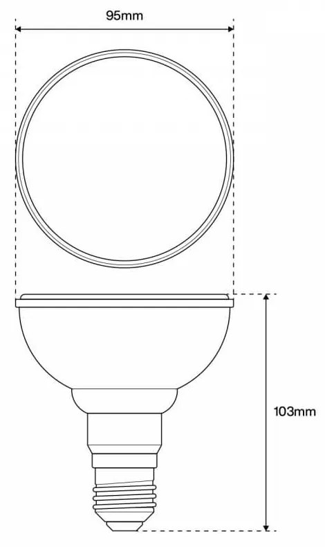 Lampada LED PAR30 12W, 110° - OSRAM LED Colore Bianco Freddo 6.000K