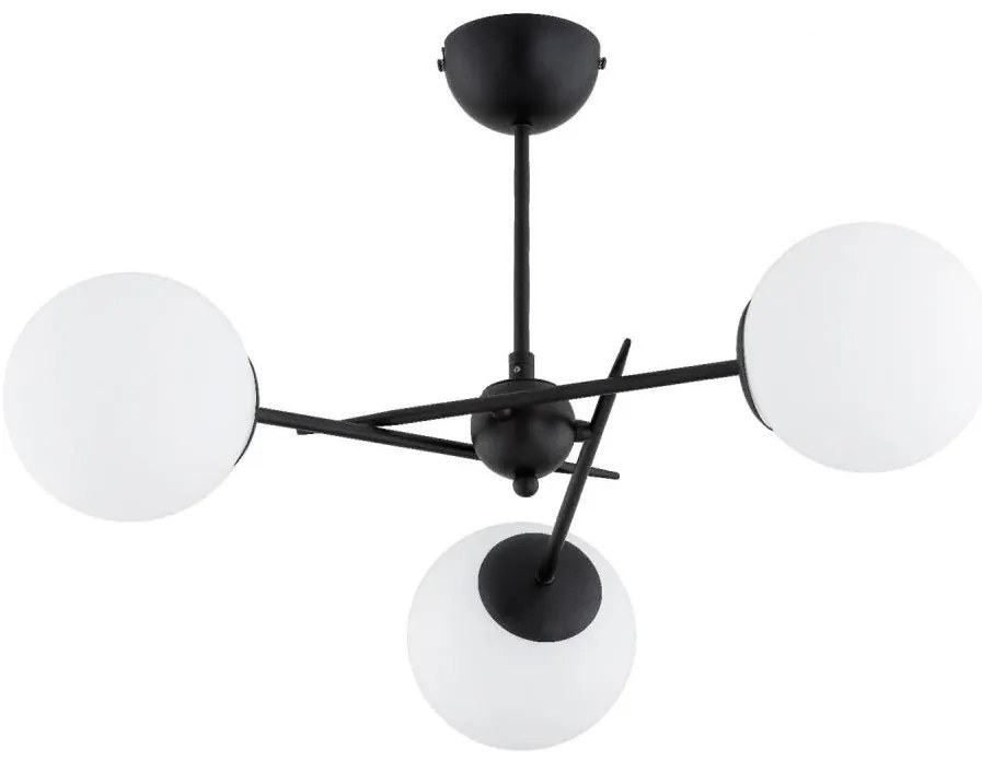 Lampadario a plafone PRIMERY 3xE14/10W/230V nero