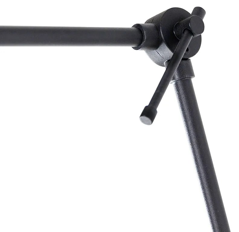 Applique moderna nera regolabile - Blitz