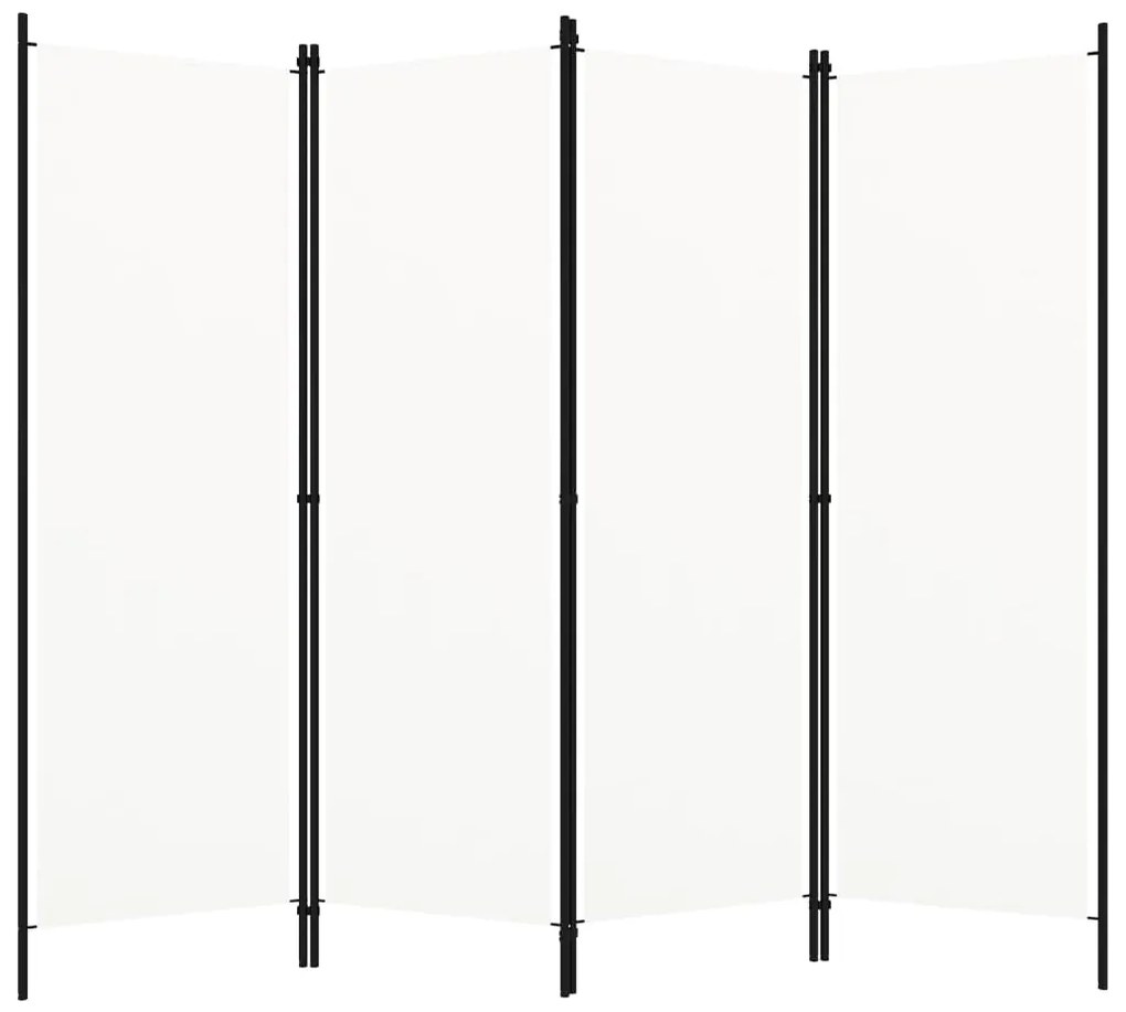 Paravento A 5 Pannelli Bianco 200x180 Cm /