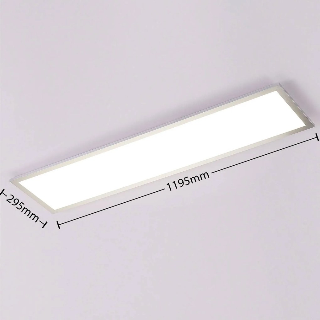 Pannello LED Arcchio Lysander, 32W, CCT, 119cm, argento