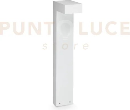 Sirio paletto led 3000k 13w 1100 lm ip65 h60cm bianco