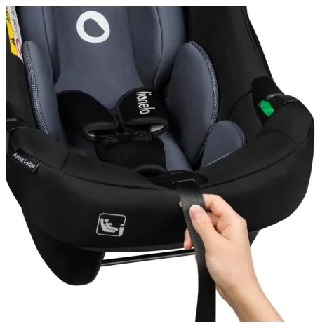 Lionelo - Seggiolino auto ASTRID i-Dimensioni 40-87 cm nero
